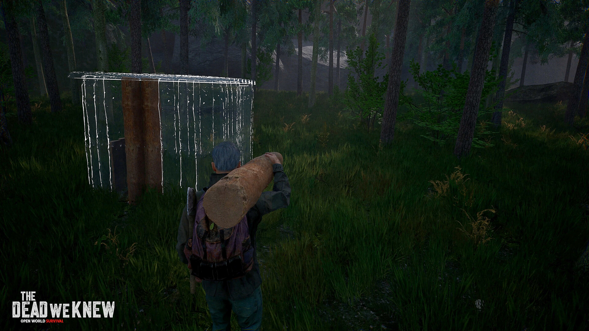 Four-player co-op fireteam operating from a radio relay in the wilderness
